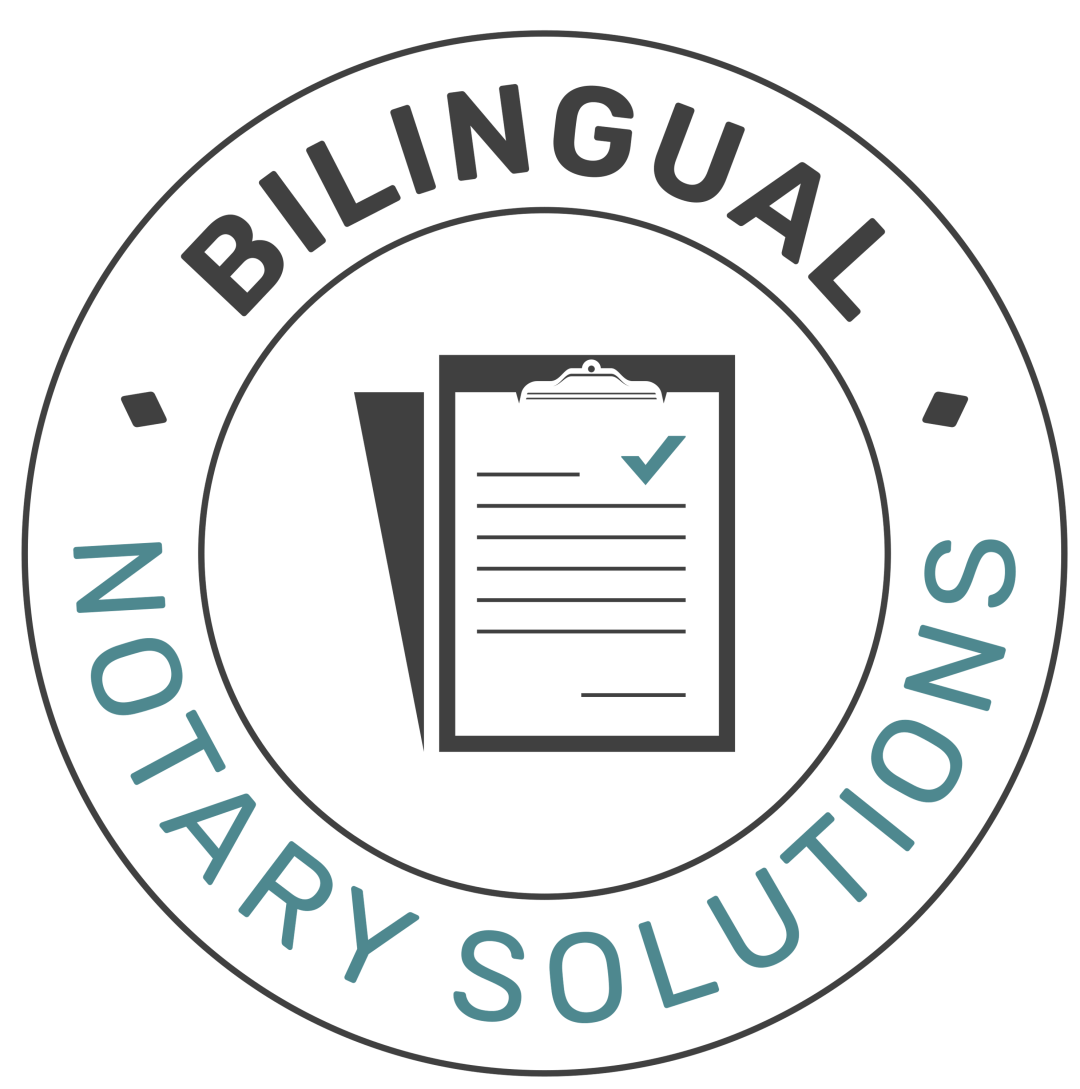 Bilingual Notary Solutions logo